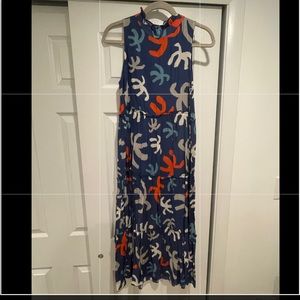 Oliphant midi dress Cozumel navy